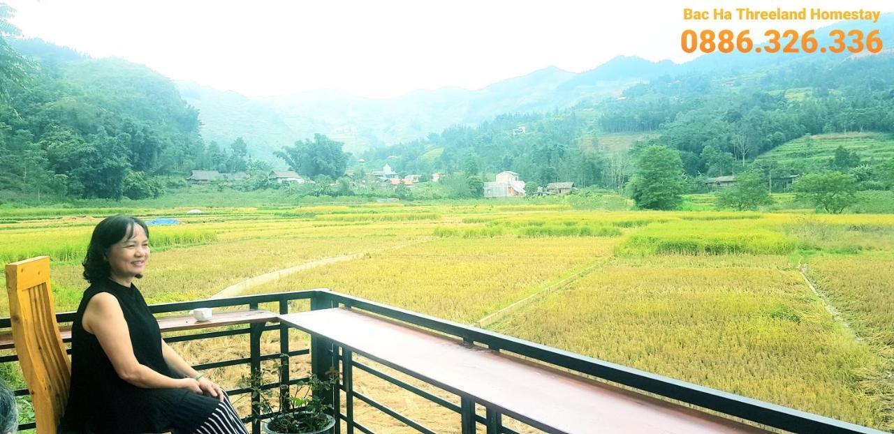 Bac Ha Threeland Homestay Dış mekan fotoğraf