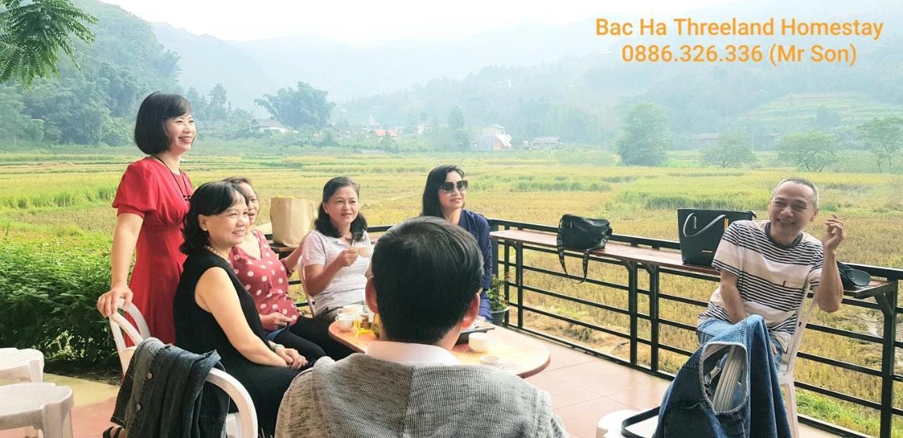 Bac Ha Threeland Homestay Dış mekan fotoğraf