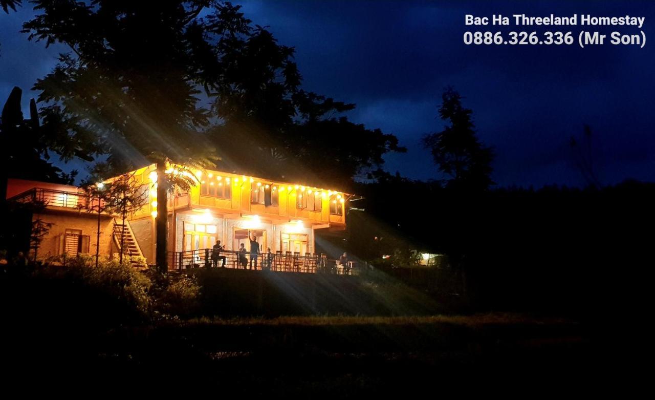 Bac Ha Threeland Homestay Dış mekan fotoğraf