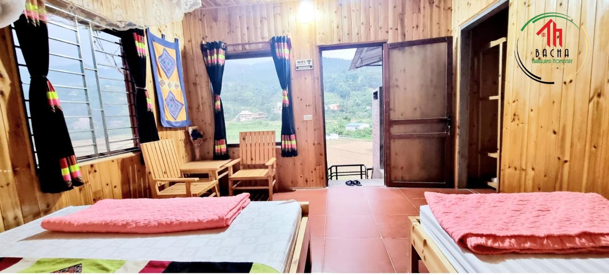 Bac Ha Threeland Homestay Dış mekan fotoğraf